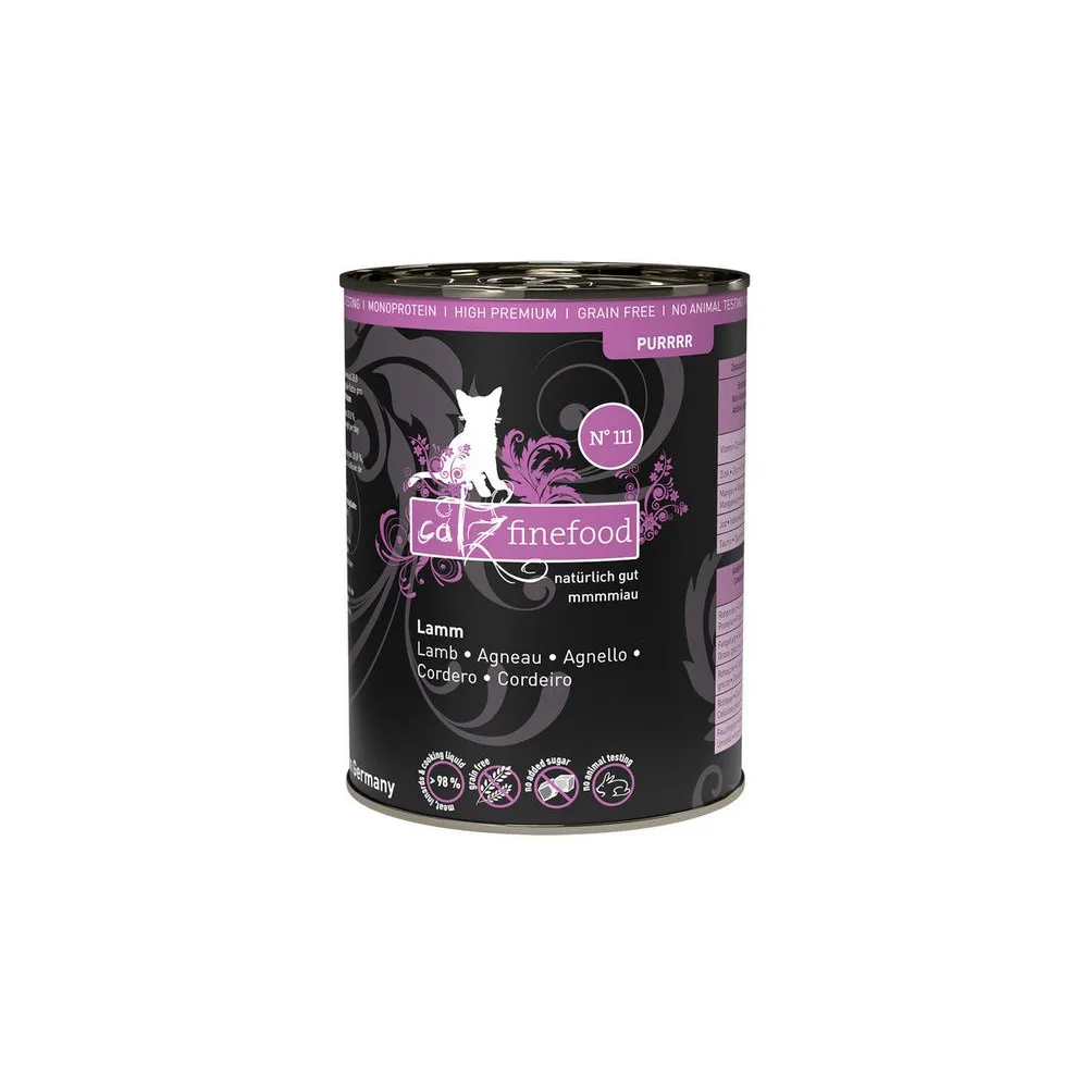 Catz Finefood Purrrr N.111 Jagnięcina puszka 400g