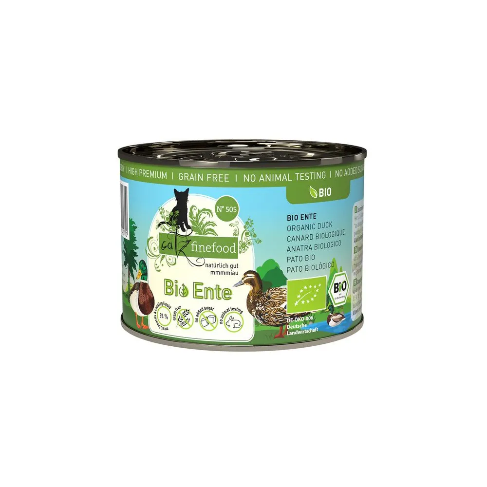 Catz Finefood Bio N.505 Kaczka puszka 200g