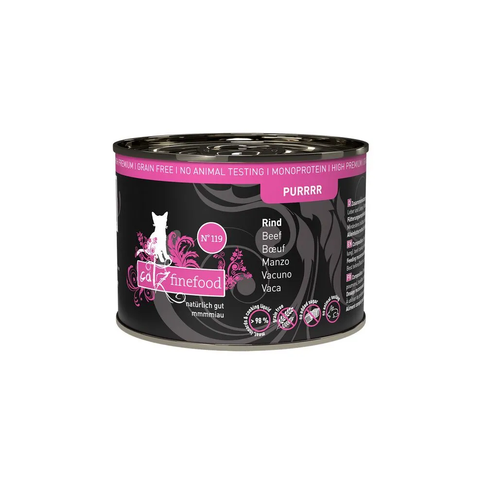 Catz Finefood Purrrr N.119 Wołowina puszka 200g
