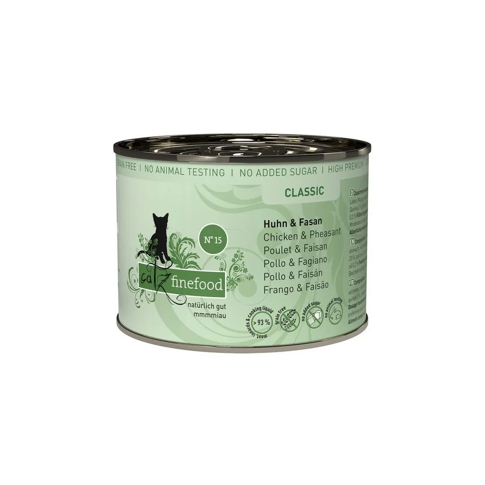 Catz Finefood Classic N.15 Kurczak i Bażant puszka 200g
