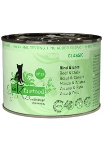 Catz Finefood Classic N.23 Wołowina i Kaczka puszka 200g