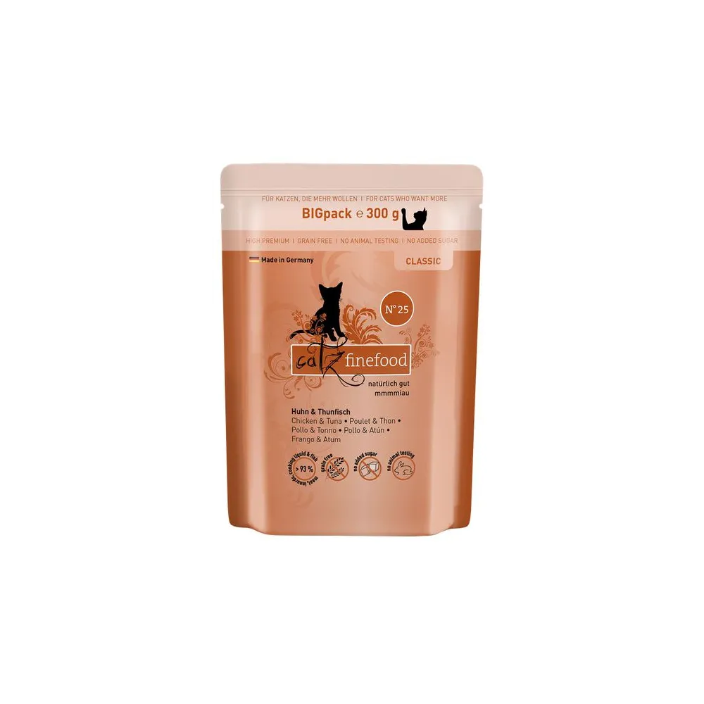 Catz Finefood Classic N.25 Kurczak i Tuńczyk saszetka 300g