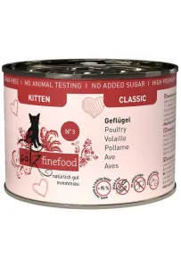 Catz Finefood Classic Kitten N.03 Drób puszka 200g