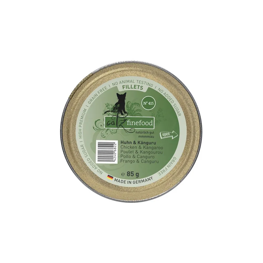 Catz Finefood Filety N.415 Kurczak/Kangur tacka 85g