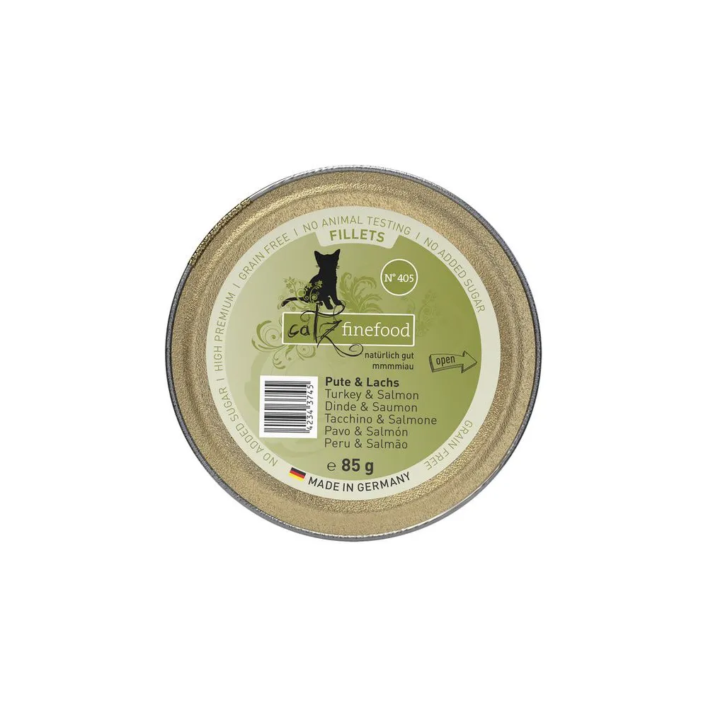 Catz Finefood Filety N.405 Indyk/Łosoś tacka 85g