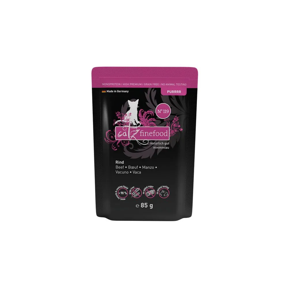 Catz Finefood Purrrr N.119 Wołowina saszetka 85g