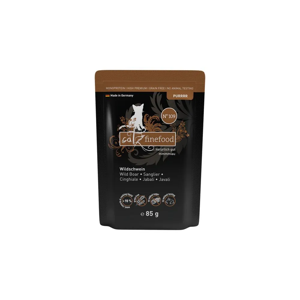 Catz Finefood Purrrr N.109 Dzik saszetka 85g