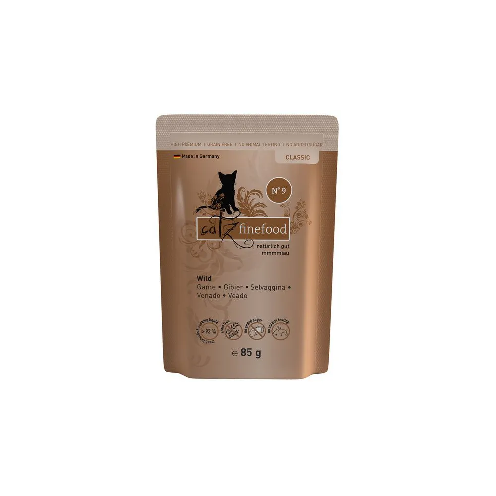 Catz Finefood Classic N.09 Dziczyzna saszetka 85g