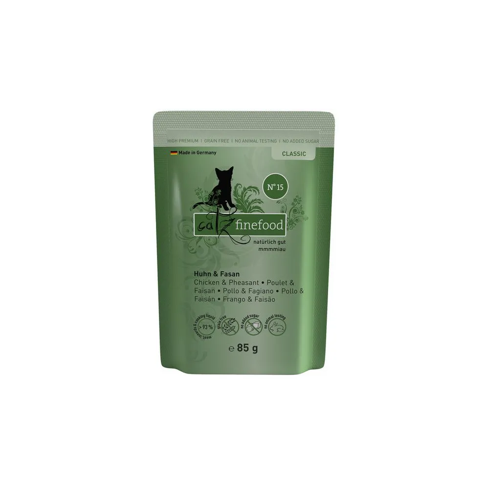 Catz Finefood Classic N.15 Kurczak i Bażant saszetka 85g