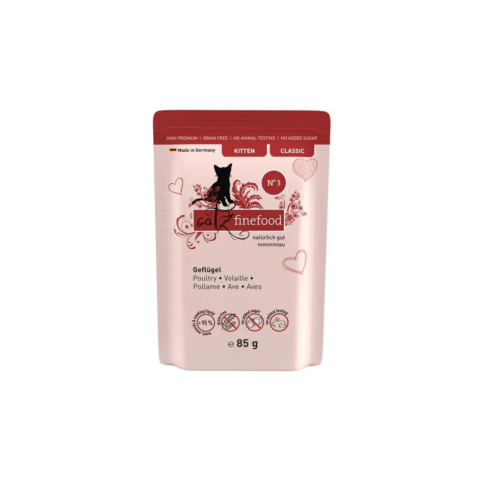 Catz Finefood Classic Kitten N.03 Drób saszetka 85g