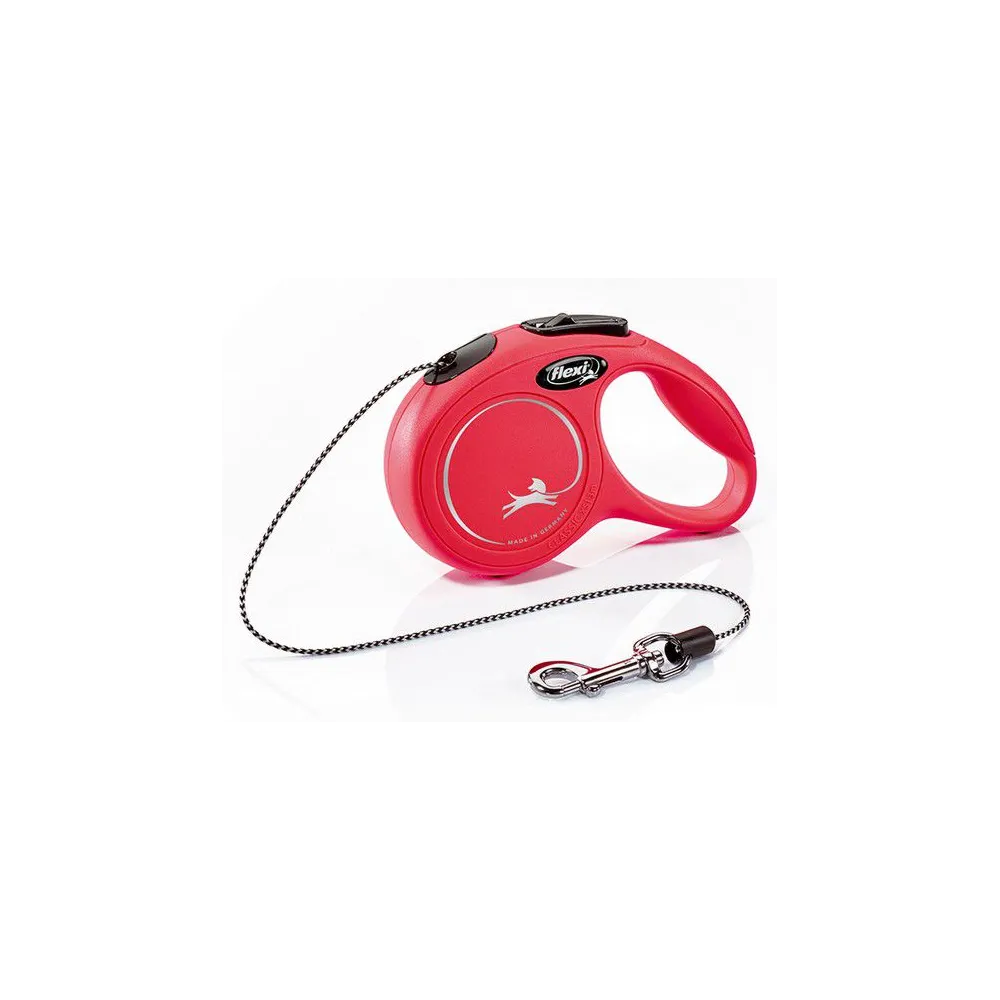 Flexi New Classic Smycz linka XS 3m czerwona [FL-2405]
