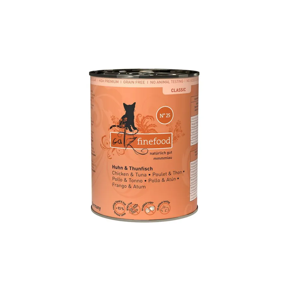 Catz Finefood Classic N.25 Kurczak i Tuńczyk puszka 400g