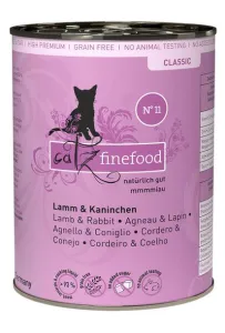 Catz Finefood Classic N.11 Jagnięcina i Królik puszka 400g