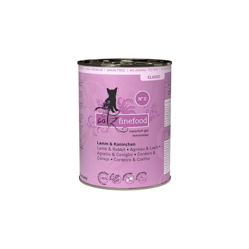 Catz Finefood Classic N.11 Jagnięcina i Królik puszka 400g