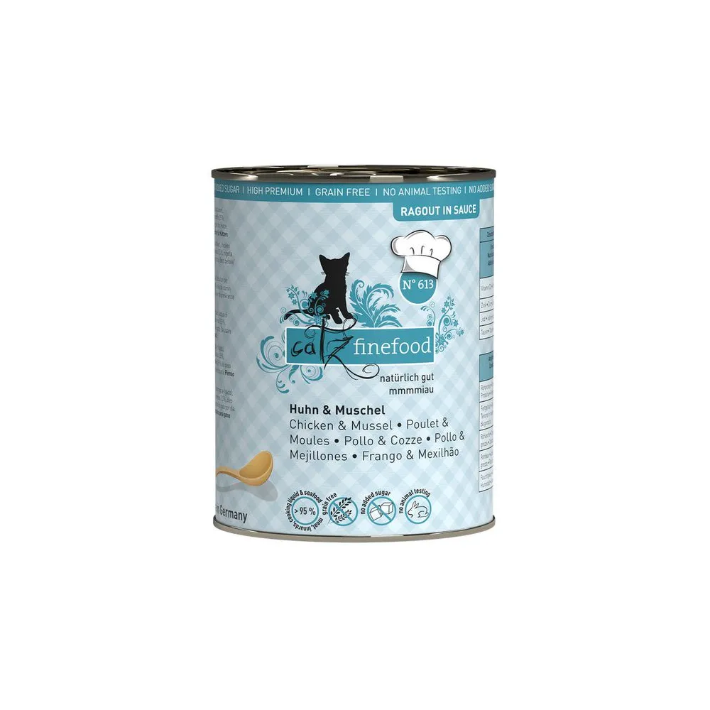 Catz Finefood Ragout N.613 Kurczak i Omułek puszka 380g