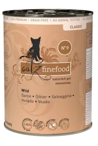 Catz Finefood Classic N.09 Dziczyzna puszka 400g