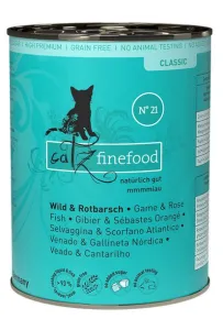 Catz Finefood Classic N.21 Dziczyzna i Karmazyn puszka 400g
