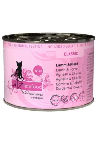 Catz Finefood Classic N.19 Jagnięcina i Konina puszka 200g
