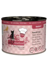 Catz Finefood Ragout N.603 Gęś i Indyk puszka 190g