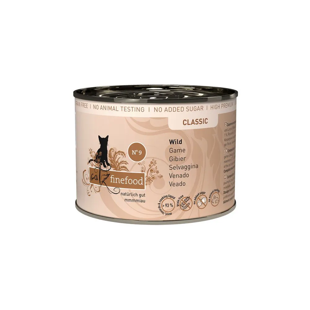 Catz Finefood Classic N.09 Dziczyzna puszka 200g