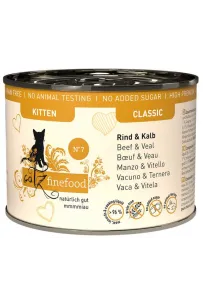 Catz Finefood Classic Kitten N.07 Wołowina i cielęcina puszka 200g