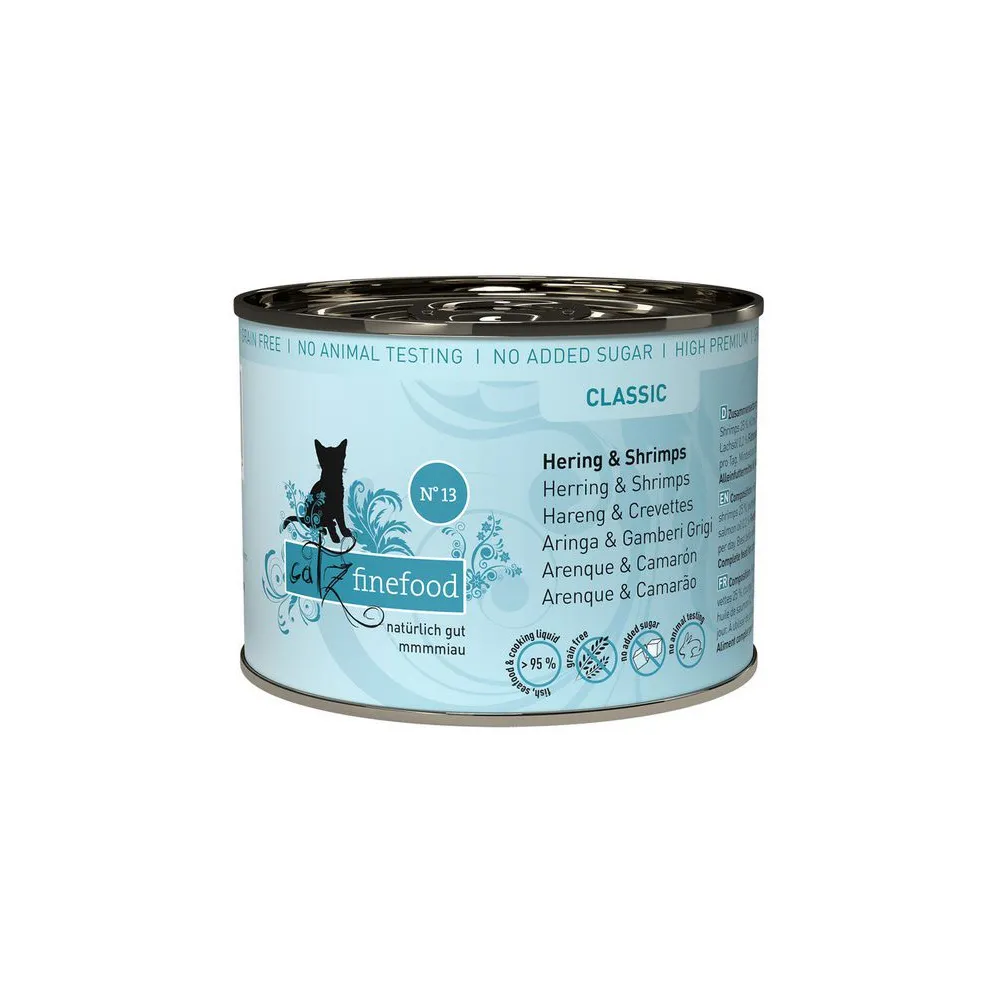 Catz Finefood Classic N.13 Śledź i Krewetki puszka 200g