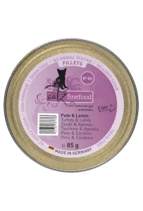 Catz Finefood Filety N.411 Indyk/Jagnięcina tacka 85g