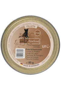 Catz Finefood Filety N.409 Indyk/Królik tacka 85g