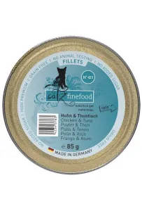 Catz Finefood Filety N.413 Kurczak/Tuńczyk tacka 85g
