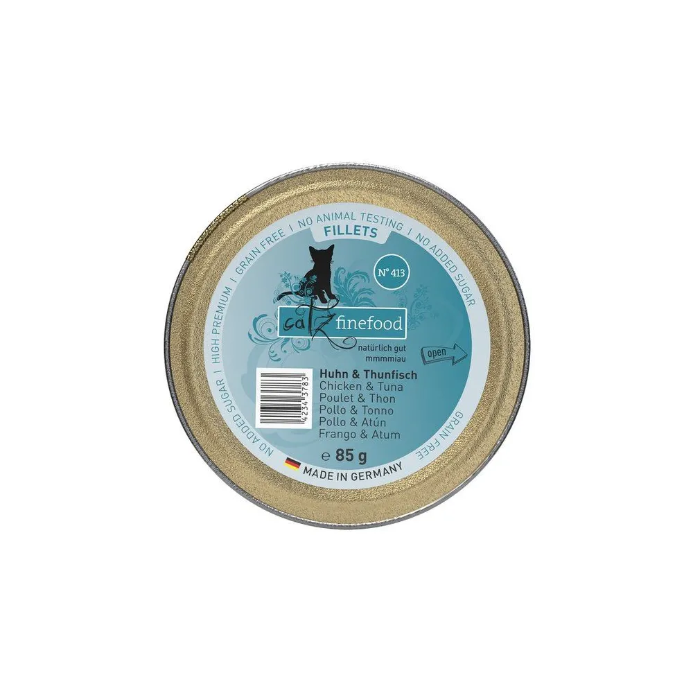 Catz Finefood Filety N.413 Kurczak/Tuńczyk tacka 85g
