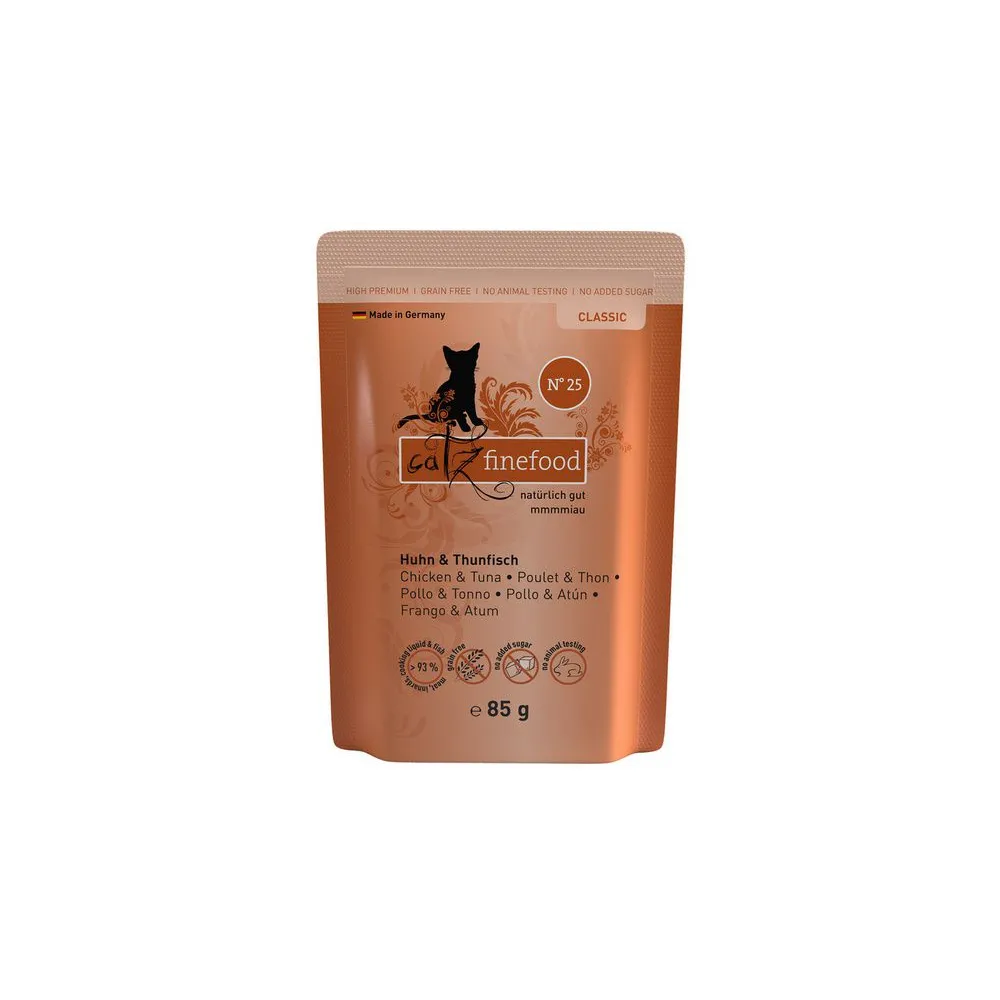Catz Finefood Classic N.25 Kurczak i Tuńczyk saszetka 85g