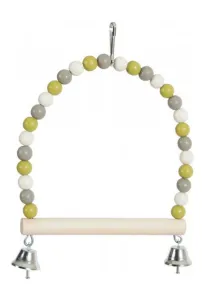 Zolux Huśtawka Perła z drewnianą żerdką i dzwoneczkami [134010]