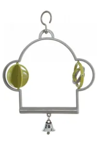 Zolux Huśtawka plastikowa z zabawkami i dzwoneczkiem [134015]