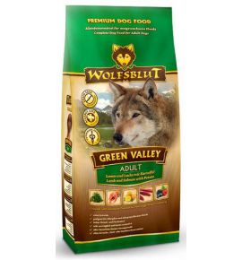 Wolfsblut Dog Green Valley jagnię, łosoś i ziemniaki 12,5kg