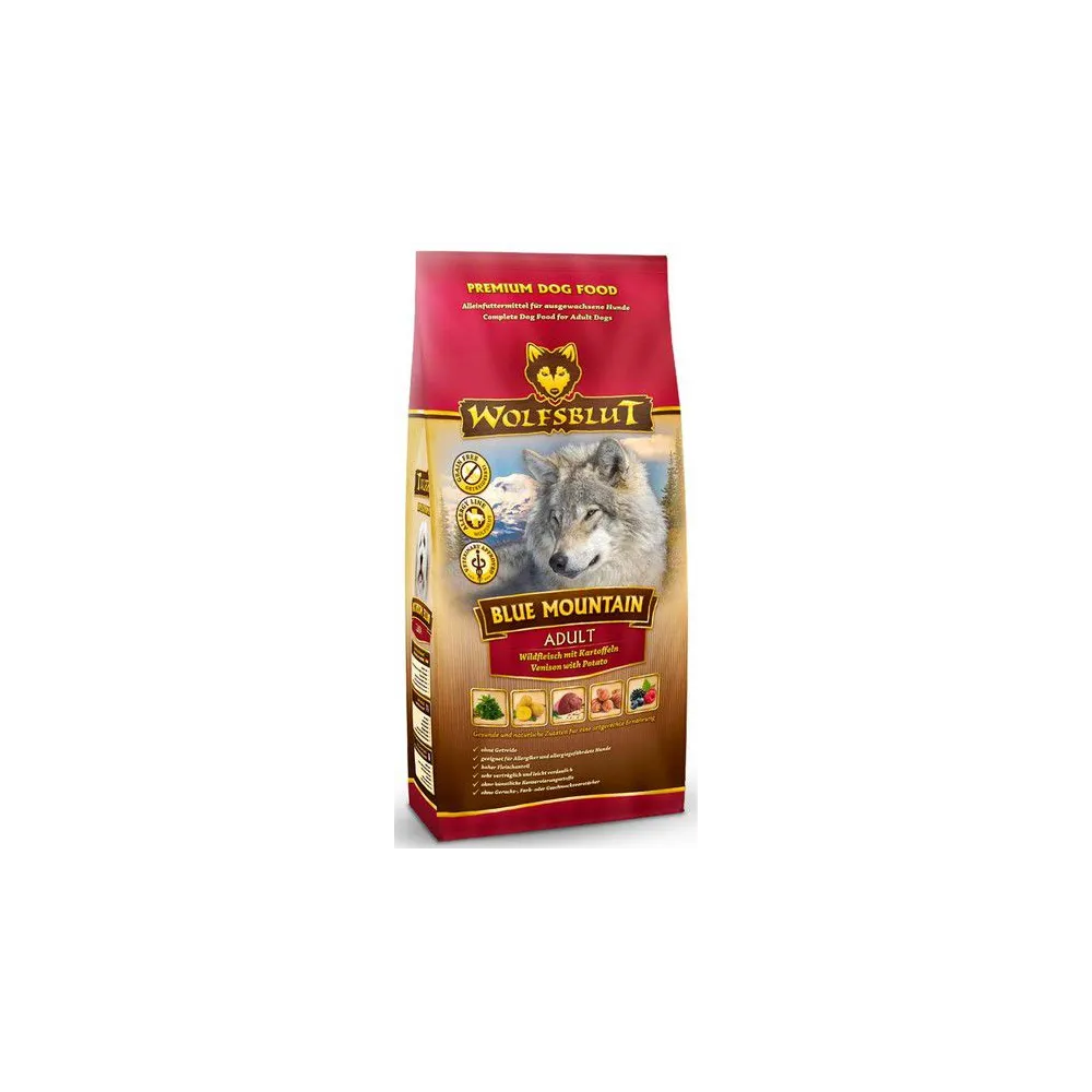 Wolfsblut Dog Blue Mountain dziczyzna i owoce leśne 2kg