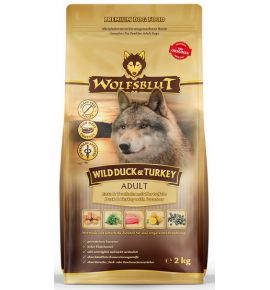 Wolfsblut Dog Wild Duck & Turkey kaczka, indyk i bataty 2kg