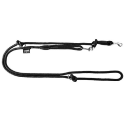 CHABA Smycz linka regulowana - 6mm x 138/260cm czarna