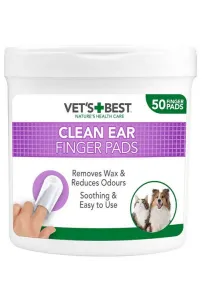 Vet's Best Czyściki do uszu napalcowe 50szt.