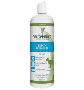 Vet's Best Breath Freshener Płyn do wody - higiena jamy ustnej 500ml