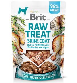 Brit Raw Treat Dog Skin & Coat Fish & Chicken 40g