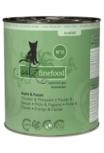 Catz Finefood Classic N.15 Kurczak i Bażant puszka 800g