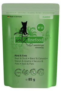 Catz Finefood Classic N.23 Wołowina i Kaczka saszetka 85g