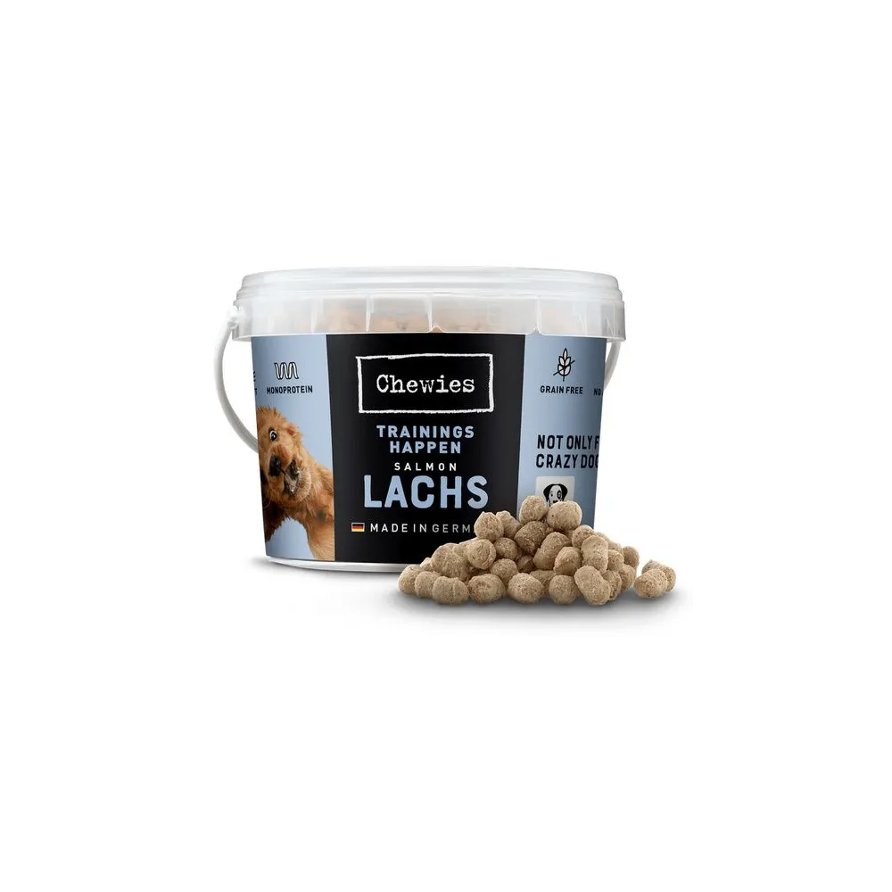 Chewies Trainings-Happen Łosoś wiaderko 300g