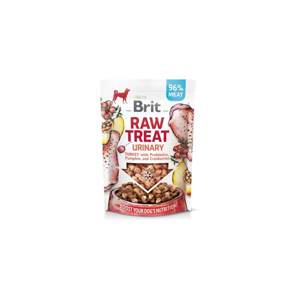 Brit Raw Treat Dog Urinary Turkey 40g