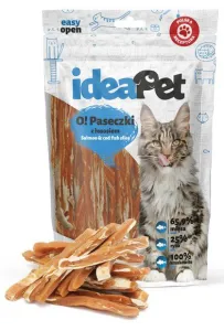 IdeaPet O! Kot Paski z łososiem 60g