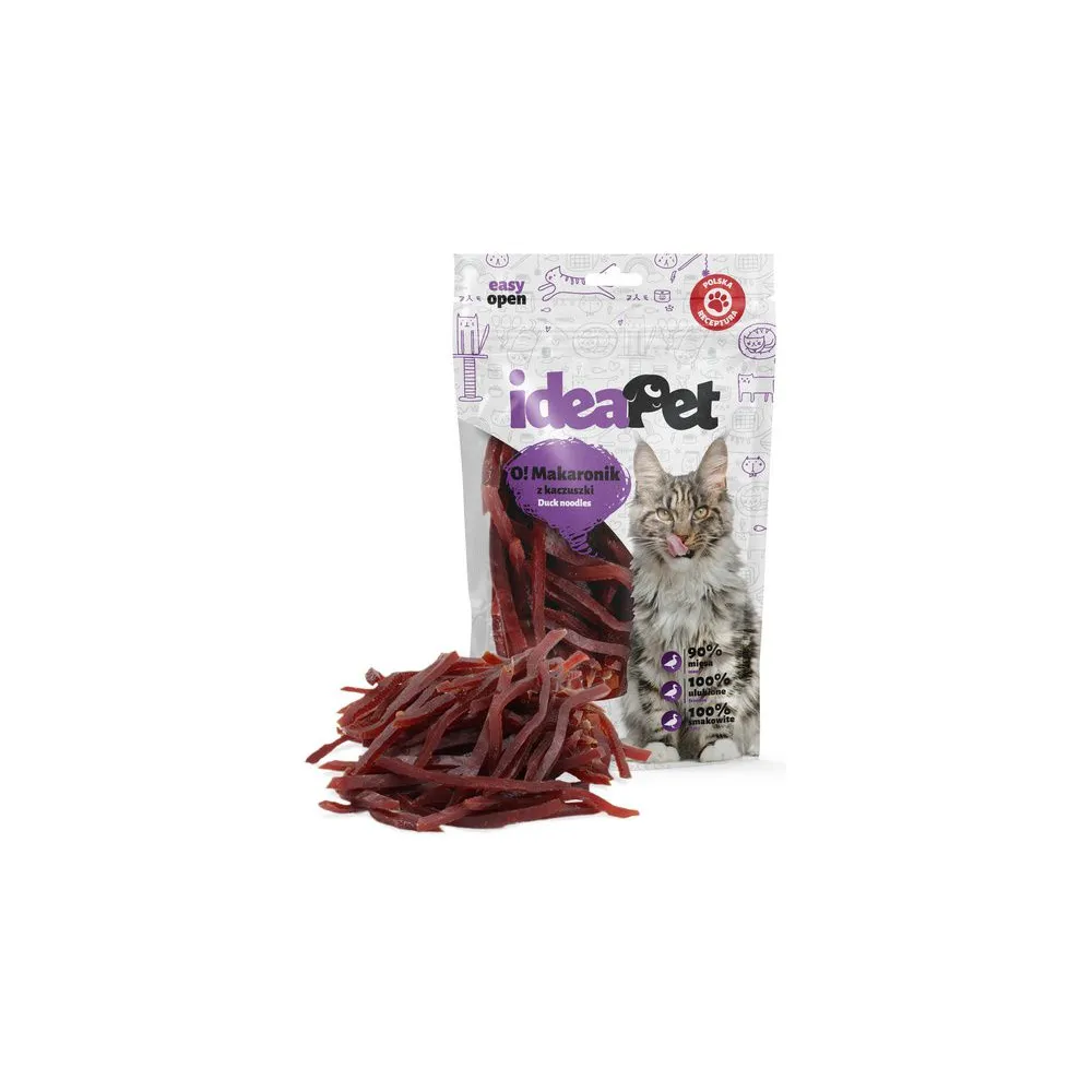 IdeaPet O! Kot Makaron z kaczki 60g