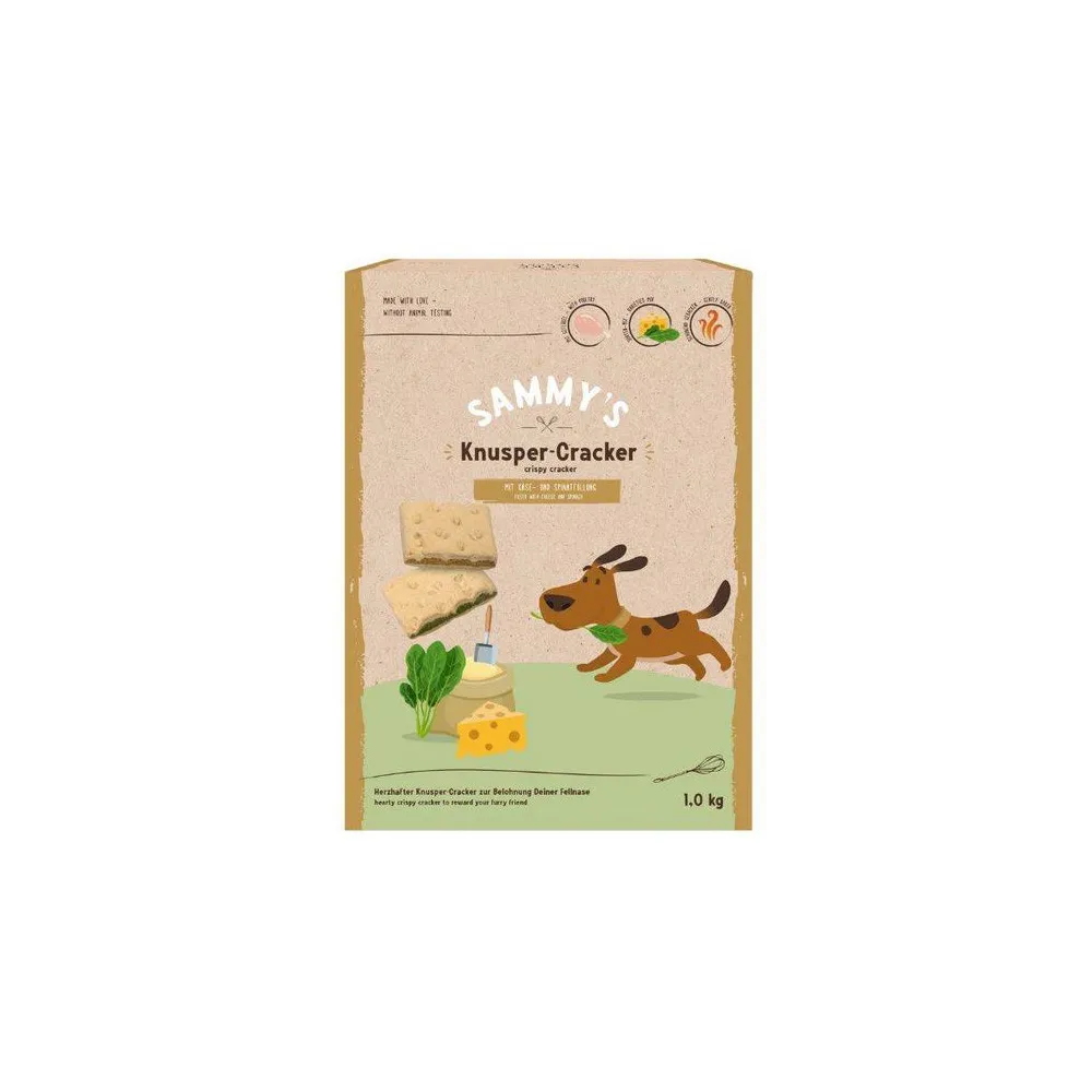 Sammy's Crispy Cracker Ser & Szpinak 1kg