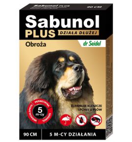 Sabunol Obroża Plus przeciw pchłom dla psa 90cm