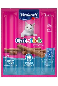 Vitakraft Cat Stick Classic flądra + omega3 3szt [31218]