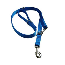 CHABA Smycz taśma regulowana - 16mm x 130/260cm niebieska